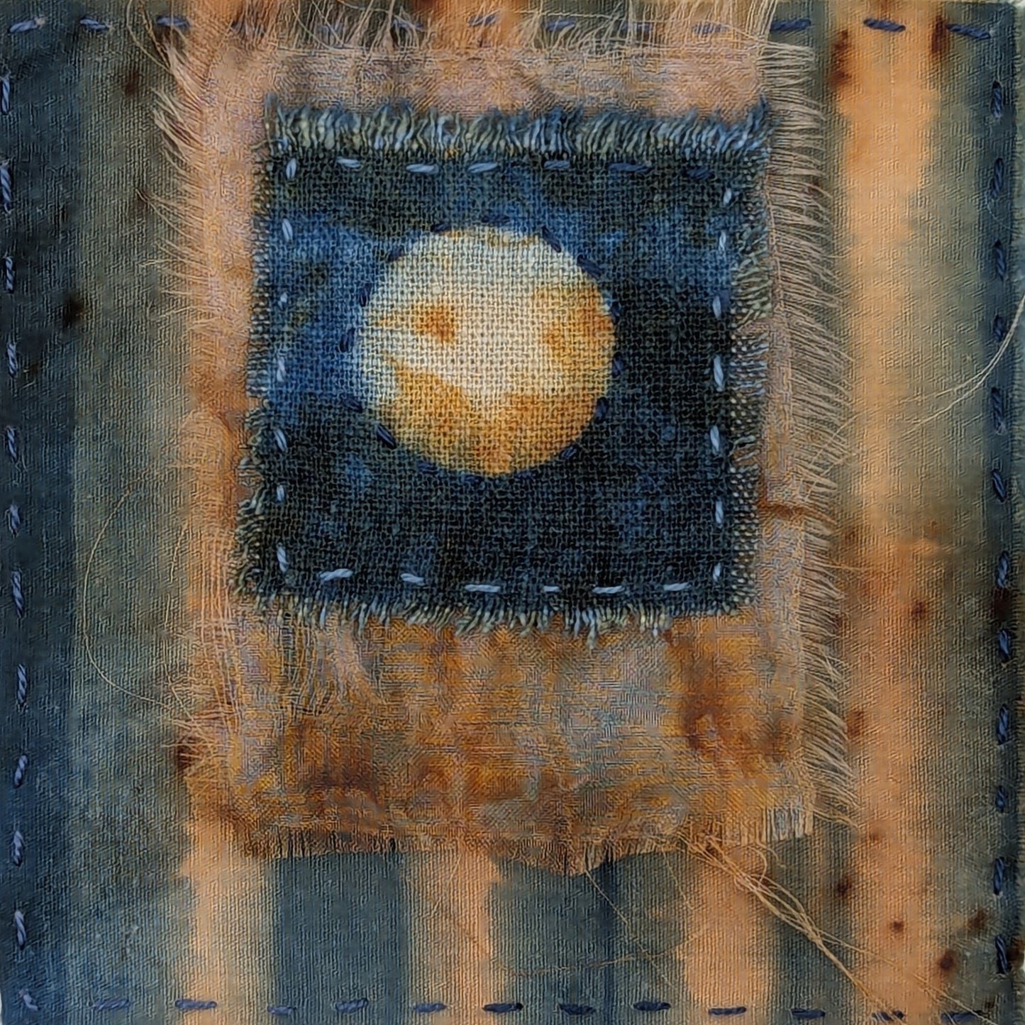 Indigo and Rust: A Study in Time Stitch Meditation Kit