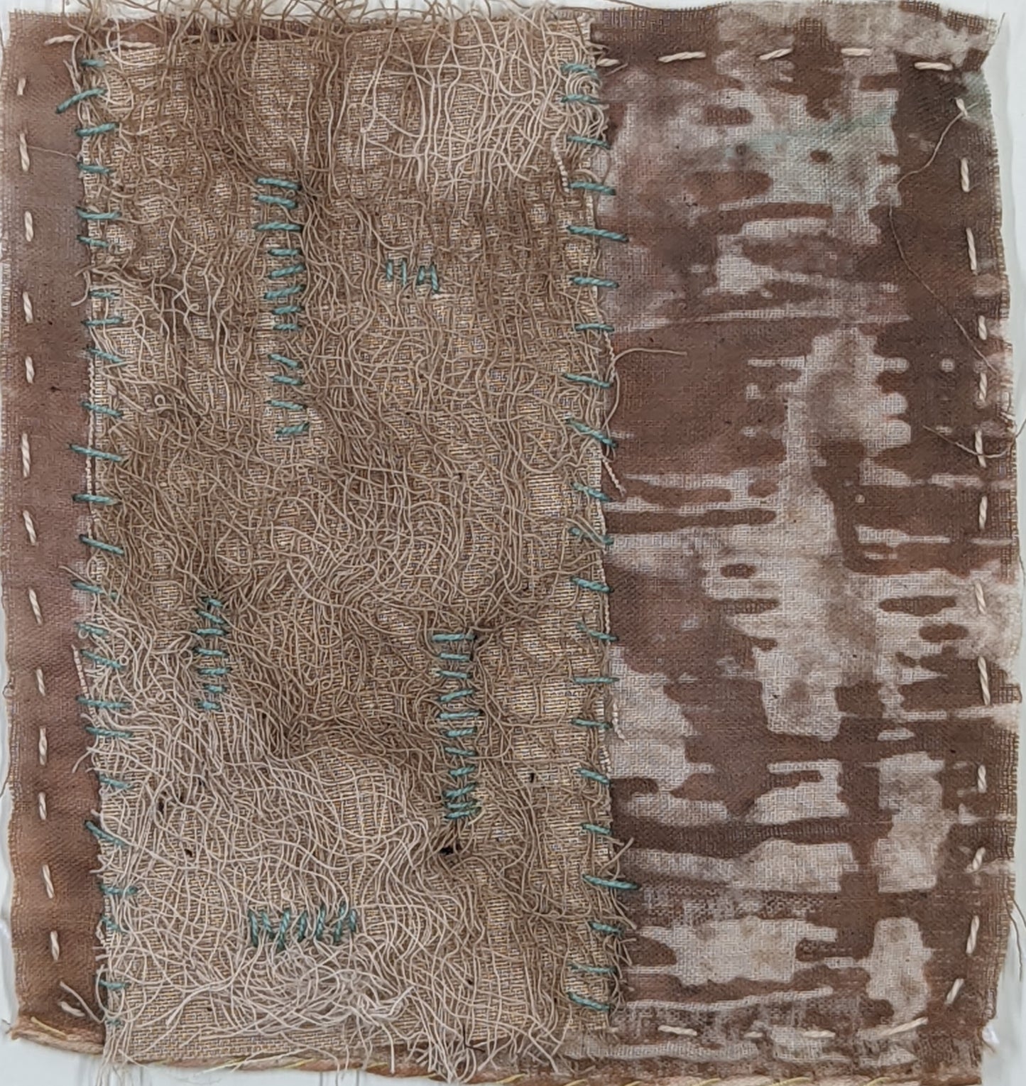 Quiet Earth Natural Dye Stitch Meditation Kit by Melanie Audet