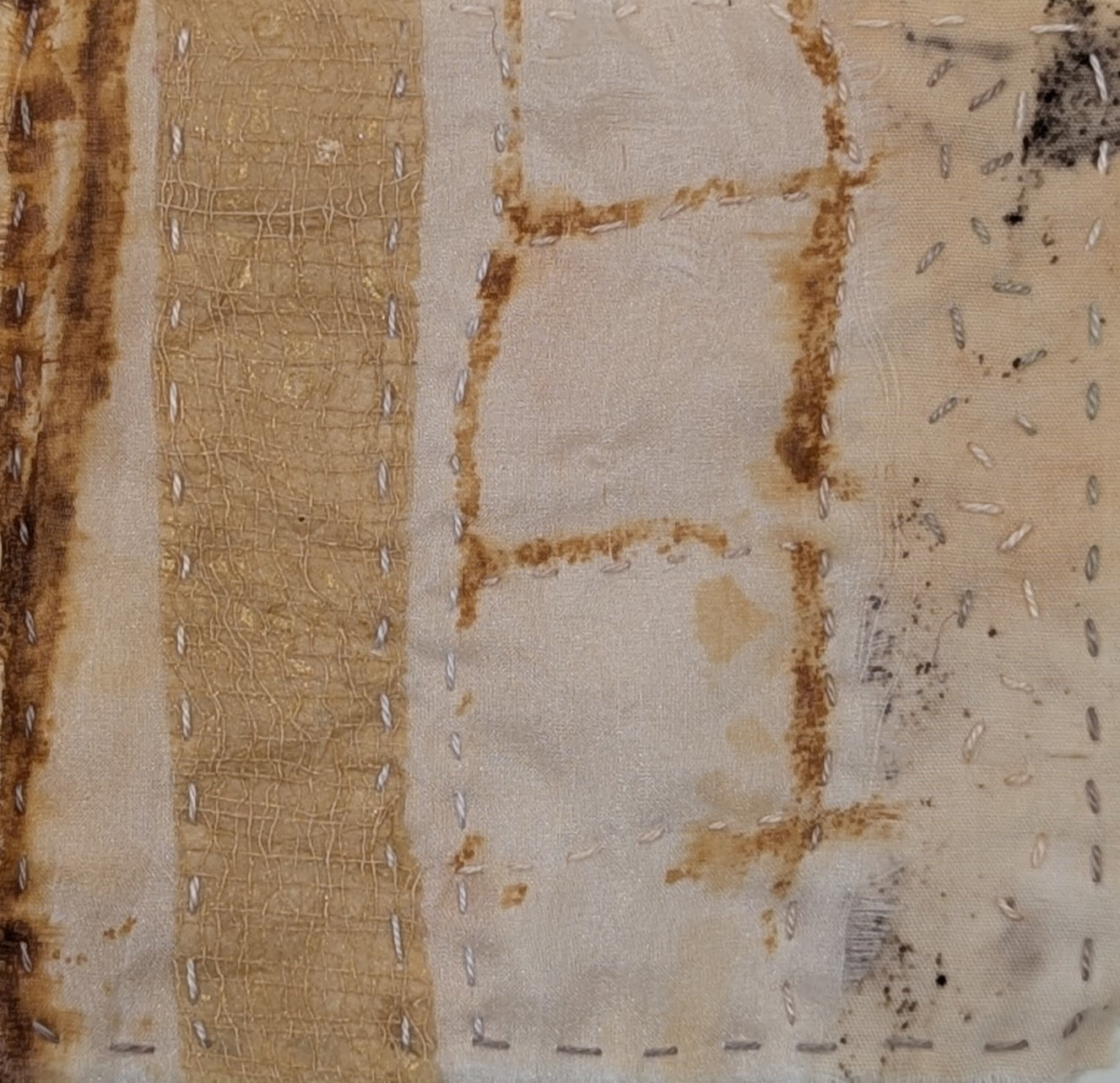Indigo and Rust: A Study in Time  Stitch Meditation Kit